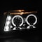 Spec-D Tuning 01-05 Volkswagen Passat Halo LED Projector Chrome LHP-PAS01-TM - alternate 2
